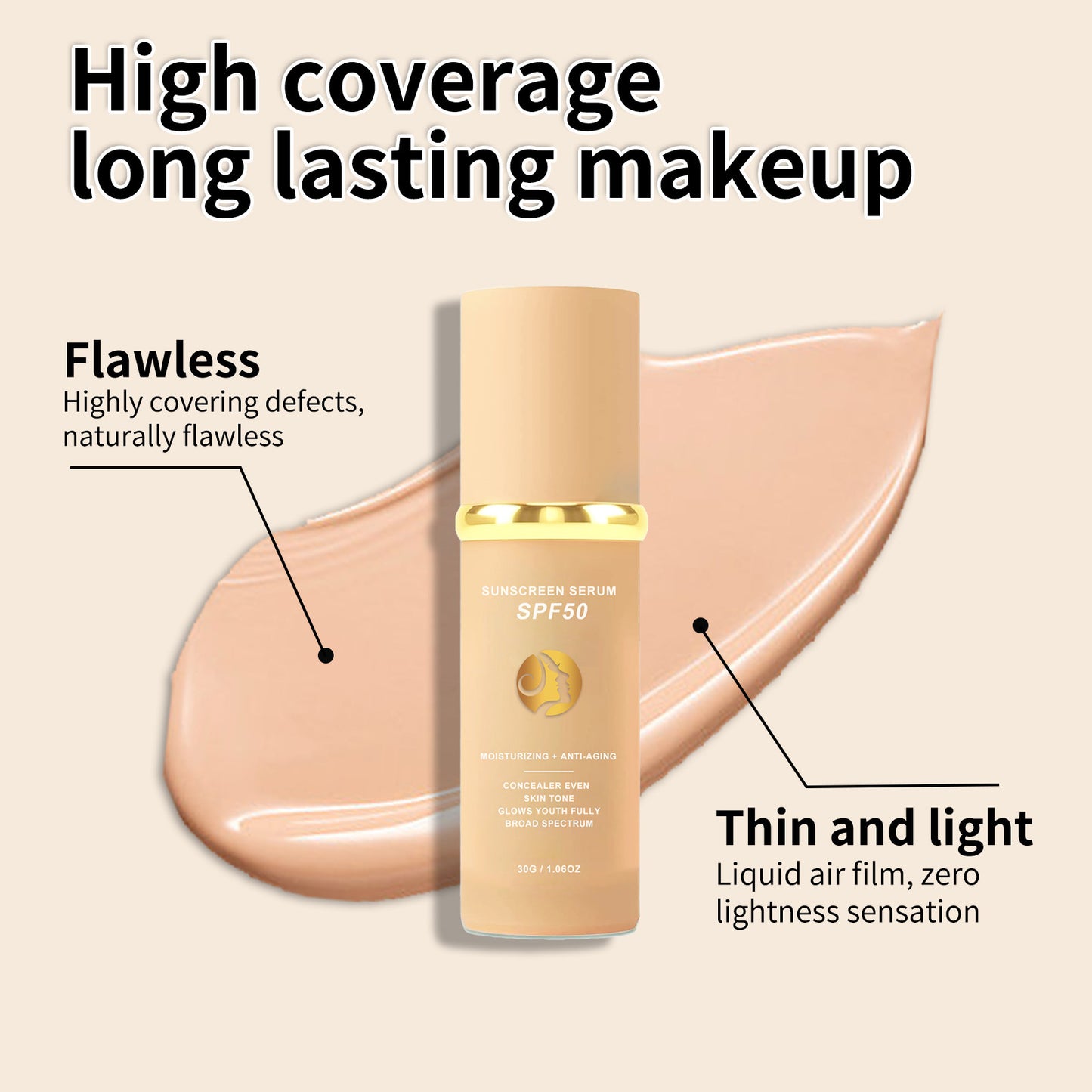 Aevun Sun Veil 4-In-1-Foundation